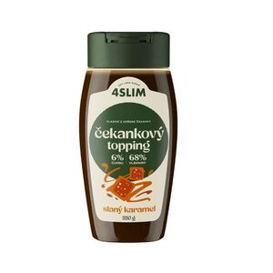 4Slim Čekankový topping slaný karamel Premium 330 g obraz