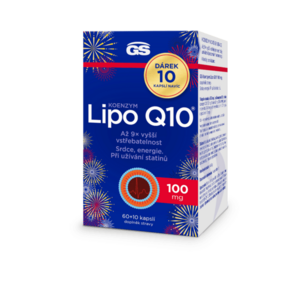 GS Koenzym Lipo Q10 100 mg 60+10 kapslí obraz