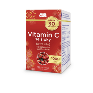 GS Vitamin C 1000 se šípky 100+30 tablet obraz