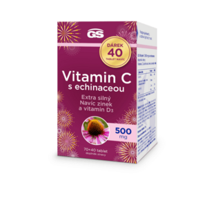 GS Vitamin C 500 s echinaceou 70+40 tablet obraz
