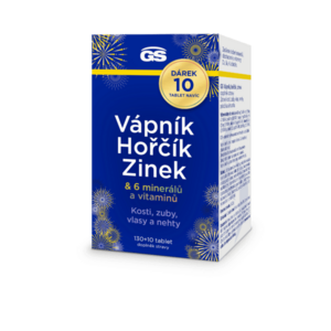 GS Vápník, hořčík, zinek 130+10 tablet obraz