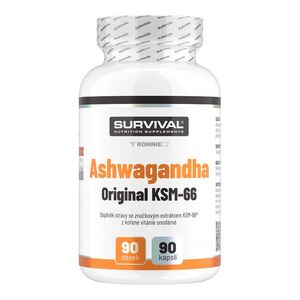 Survival Ashwagandha Original KSM-66 90 cps obraz