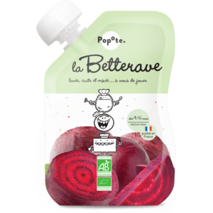 Popote BIO Kapsička Červená řepa pyré 4/6m+ 120 g obraz