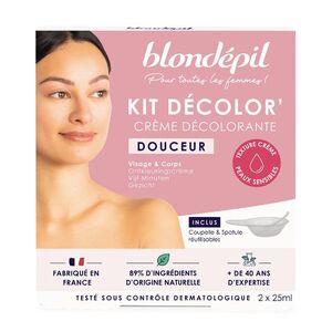 Blondépil Décolor’ Douceur set pro bělení chloupků na obličeji 4 ks obraz