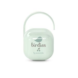 Suavinex Krabička na dudlík BIRDIES 1 ks zelená obraz
