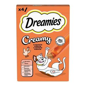 Dreamies Creamy pochoutka s kuřecím 4x10 g obraz