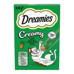 Dreamies Creamy pochoutka catnip 4x10 g obraz