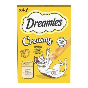 Dreamies Creamy pochoutka se sýrem 4x10 g obraz