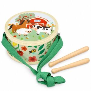 Adam Toys Dětský bubínek s motivem farmy – Adam Toys obraz