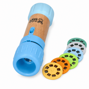 Adam Toys Dětská svítilna s projektorem – 48 obrázků, 6 disků, modrá, 3+ obraz