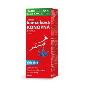 Cemio Kamzíkova konopná mast chladivá 200 ml + 14 kapslí Cemio Kamzík obraz