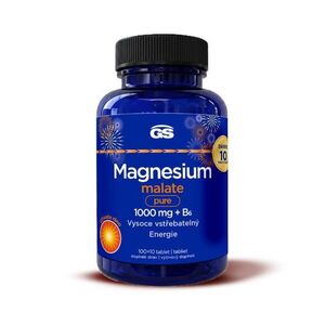 GS Magnesium malate pure 1000 mg + B6 100+10 tablet obraz