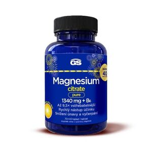 GS Magnesium citrát 1340 mg + B6 70+40 tablet obraz