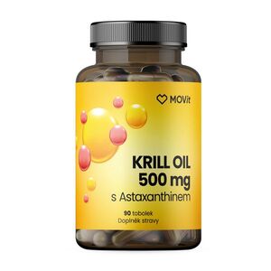 MOVit Energy Omega Krill oil 500 mg s astaxanthinem 90 tobolek obraz