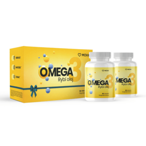 MOVit Energy Omega 3 Rybí olej dárkové balení 90+90 tobolek obraz