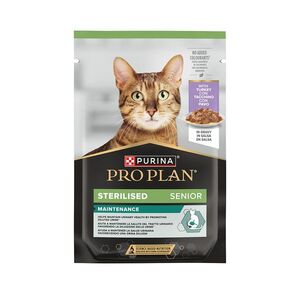 Purina PRO PLAN Sterilised Senior 7+ Longevis krůta paštika v kapsičce pro kočky 85 g obraz