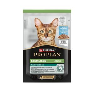 Purina Pro Plan Sterilised bílá ryba ve šťávě kapsička pro kočky 85 g obraz