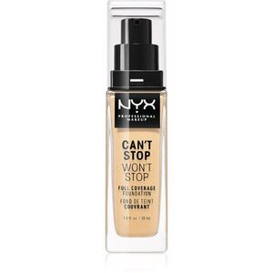 NYX Professional Makeup Can't Stop Won't Stop Full Coverage Foundation vysoce krycí make-up odstín 6.5 Nude 30 ml obraz