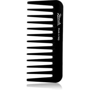 Janeke Black Line Small Supercomb hřeben na vlasy k nanášení gelových produktů 11 × 5 cm 1 ks obraz