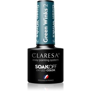 Claresa SoakOff UV/LED Color Green Winks gelový lak na nehty odstín 2 5 g obraz