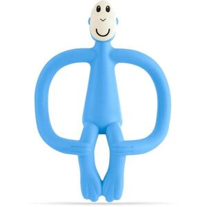 Matchstick Monkey Teething Toy and Gel Applicator kousátko s kartáčkem 2 v 1 Light Blue 1 ks obraz