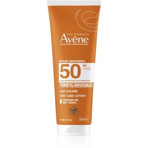 Avène Sun Care Lotion 100% Invisible voděodolné mléko na opalování SPF 50 250 ml obraz
