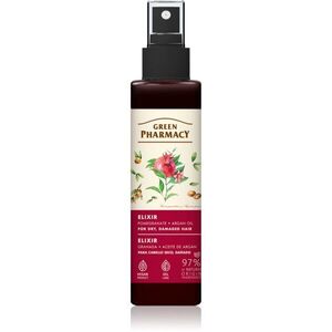 Green Pharmacy Argan Oil & Pomegranate Elixir bezoplachový elixír pro poškozené a křehké vlasy 150 ml obraz