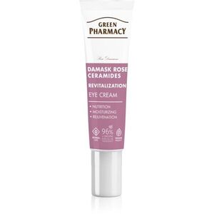 Green Pharmacy Damask Rose & Ceramides Eye Cream revitalizační oční krém 15 ml obraz