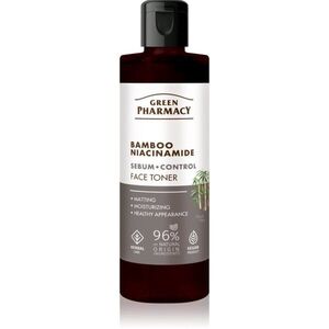 Green Pharmacy Bamboo & Niacinamide Face Toner aktivní tonikum pro mastnou pleť 200 ml obraz
