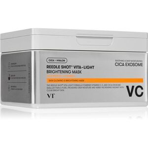 VT Cosmetics Reedle Shot Vita-Light Brightening Mask rozjasňující plátýnková maska s vitaminem C velké balení 30 ks obraz