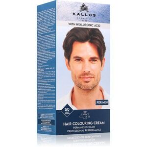 Kallos Glow Lasting Cream Colour permanentní barva na vlasy pro muže odstín Light Brown 60 ml obraz