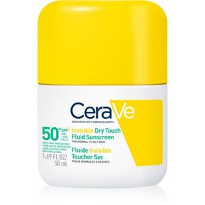 CeraVe Invisible Dry Touch Fluid SPF 50+ ochranný fluid s matujícím efektem SPF 50+ 50 ml obraz