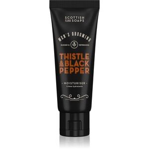 Scottish Fine Soaps Thistle & Black Pepper hydratační krém na obličej pro muže 75 ml obraz