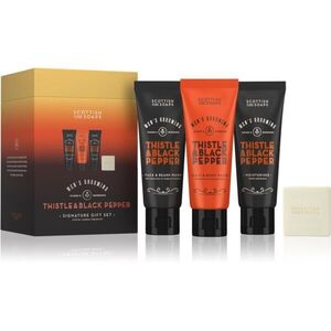 Scottish Fine Soaps Thistle & Black Pepper dárková sada pro muže obraz