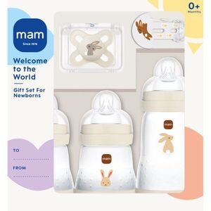 MAM Welcome to the World 0m+ dárková sada pro miminka Beige 1 ks obraz