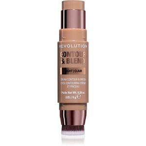 Revolution Contour & Blend Stick konturovací tyčinka se štětcem odstín Light 8 g obraz