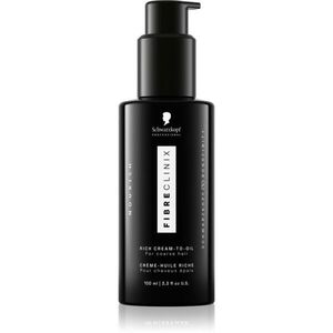 Schwarzkopf Professional Fibre Clinix Rich Cream-to-Oil vyživující olej pro nepoddajné vlasy 100 ml obraz