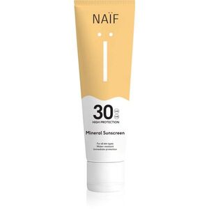 Naif Sun Mineral Sunscreen SPF 30 ochranný krém na opalování SPF 30 voděodolný 100 ml obraz