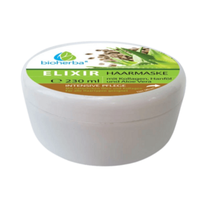 Vlasová maska Elixír s kolagenem, aloe vera a konopným olejem - 230 ml - Bioherba obraz