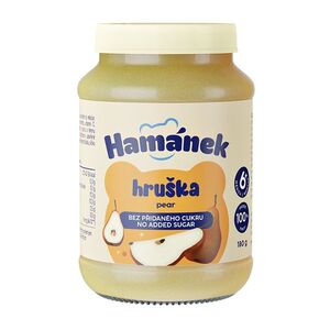 HAMÁNEK Hruška 100% ovoce 6m+ 180 g obraz
