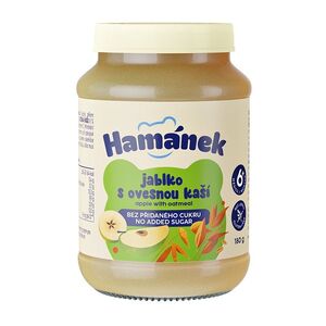 HAMÁNEK Jablko s ovesnou kaší 6m+ 180 g obraz