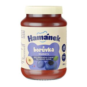 HAMÁNEK Borůvka 100% ovoce 6m+ 180 g obraz