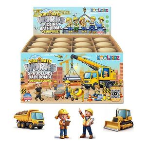 ACCENTRA Koupelová bomba koolkidz s překvapením stavba broskev 150 g obraz