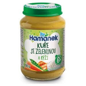 HAMÁNEK Kuře se zeleninou a rýží 6m+ 190 g obraz