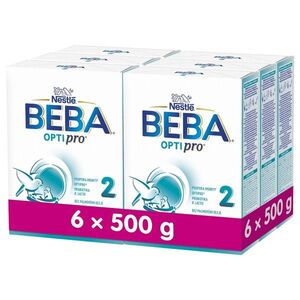 BEBA OPTIPRO 2 Pokračovací kojenecké mléko 6x500 g obraz