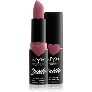 NYX Professional Makeup Suede Matte Lipstick matná rtěnka odstín 28 Soft Spoken 3.5 g obraz