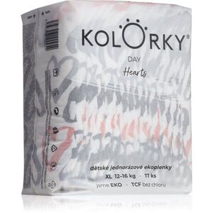 Kolorky Day Hearts jednorázové pleny velikost XL 12-16 Kg 17 ks obraz