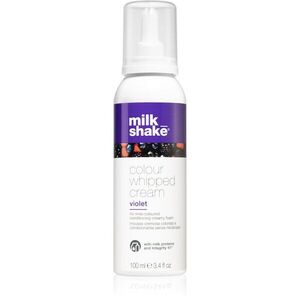 milk_shake® Colour Whipped Cream tónovací pěna pro všechny typy vlasů Violet 100 ml obraz