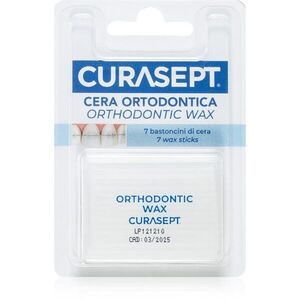 Curasept Orthodontic Wax ortodontický vosk pro rovnátka 7 ks obraz