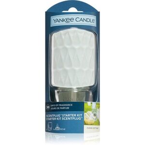 Yankee Candle Clean Cotton elektrický difuzér + náhradní náplň 1 ks obraz